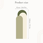 levne Tapety-geometrie barevná tapeta boho oblouk nálepka na stěnu odlepte a nalepte snímatelnou samolepicí PVC/vinylovou nálepku na stěnu pro domácí dekoraci místnosti 52*140cm