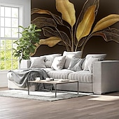 abordables Papiers peints-Fonds d'écran cool belle nature papier peint mural autocollant mural auto-adhésif éblouissant doré pvc/vinyle adapté au salon chambre restaurant hôtel décoration murale art décor à la maison