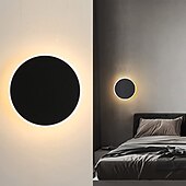 abordables Appliques murales encastrées-lightinthebox 1 lumière 15 cm applique murale LED lampes murales design circulaire mini style simple / moderne / contemporain salon chambre salle à manger lumière en métal 110-120v / 220-240v