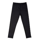 cheap Girl&#039;s 3D Vision &amp; Shining-Girls&#039; 3D Solid Colored Pants Leggings Fall Winter Active Cute Tights Kids 3-12 Years Outdoor Vacation Street Regular Fit