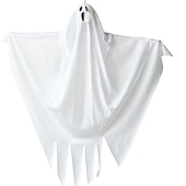 tanie Dekoracje na Halloween na zewnątrz-Dekoracja na imprezę halloweenową 25.5 wiszące duchy śliczny latający duch na podwórku patio trawnik garden party dcor i dekoracje świąteczne!
