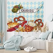 levne Oktoberfest-Oktoberfest gobelín na zdraví piva oslava velká stěna gobelín umění výzdoba deka závěs závěs domácí ložnice dekorace obývacího pokoje