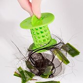 cheap Toilet Brush &amp; Cleaning-Bathroom Drain Hair Catcher Bath Stopper Plug Sink Strainer Filter Sewer Dredge Device Shower Hair Stopper Kitchen Bathroom Anti-clogging Bathroom Accessories