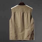 Недорогие Жилеты-Муж. Жилет для туризма и прогулок Лето Весна на открытом воздухе Быстровысыхающий Мульти карман Легкость Износостойкость Верхняя часть Походы / туризм / спелеология