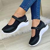 preiswerte Damen-Sneaker-Atmungsaktive Mary-Jane-Sneaker aus Mesh für Damen mit Klettverschluss – leichte Freizeit-Wanderschuhe