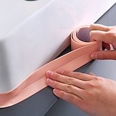 cheap Bathroom Gadgets-2PCS Caulk Strip Tape PVC Self-Adhesive Decorative Sealing Tape Used for Kitchen Sink Toilet Bathroom Bathtub Floor Wall Edge 0.87&#039;&#039;*10.5ft/2.2*320cm