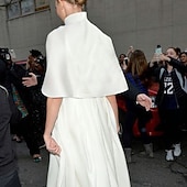 cheap Cape-Women's Wrap Bolero Bridal's Wraps Wedding Guest 's Wraps  Bridal Sleeveless Satin Wedding Wraps With Pure Color For Wedding All Seasons dress to impress