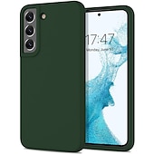 Недорогие Чехлы для Samsung-телефон Кейс для Назначение SSamsung Galaxy S24 S23 S22 S21 S20 Plus Ultra А73 А53 А33 A42 S25 Ультра Кейс на заднюю панель Силиконовый чехол противокапельный Защита от удара Однотонный Силикон
