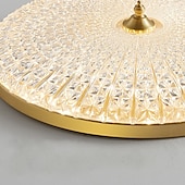 baratos Luzes de teto e ventiladores-50 cm projeto ilha luzes de teto cobre moderno 220-240v