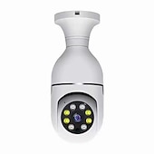 cheap Indoor IP Network Cameras-LED Bulb Light HD 1080P IP Camera Wireless Panoramic Home Security WiFi Smart Bulb Night Vision Camera