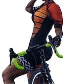 billiga Klädset för kvinnor-Dam Kortärmad Cykeltröja med shorts Triathlondräkt Sommar Elastan Polyester Grön Vit Svart Lappverk Rolig Cykel Träningsdräkter Andningsfunktion Snabb tork Bakficka Svettavvisande sporter Lappverk