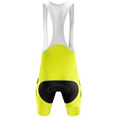 preiswerte Fahrradhosen Herren-Herren Rennradhosen Radhose kurz mit Trägern Bib Shorts Fahhrad Unten MTB Mountain Rennrad Sport Graphic 3D-Pad Radfahren Atmungsaktiv Schnelltrocknend Schwarz Weiß Polyester Spandex Bekleidung