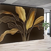 abordables Papiers peints-Fonds d'écran cool belle nature papier peint mural autocollant mural auto-adhésif éblouissant doré pvc/vinyle adapté au salon chambre restaurant hôtel décoration murale art décor à la maison