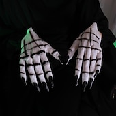 levne Halloween maska a rekvizity-halloween rukavice dlouhý duch dráp oblékat se rukavice móda dlouhý hřebík role hrát téma party legrační čarodějnice rukavice halloween rekvizity make-up ples party potřeby party šaty nahoru horor