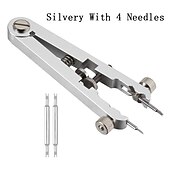 cheap Watch Repair Tools-Silver 4/6/8 Needles V-Shaped Raw Ear Pliers Watch Repair Tool Raw Ear Strap Disassembly Pliers Accessories