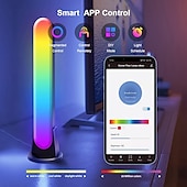 Недорогие Умный ночной свет-Bluetooth APP WiFi светодиодная умная лампа Лента RGB Атмосферное освещение Музыкальная синхронизация 12 режимов TV Wall Компьютерная игровая комната Декоративный ночник