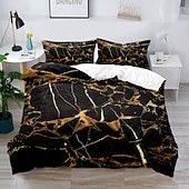 voordelige Dekbedovertreksets-3d beddengoed met marmeren print print dekbedovertrek beddengoed sets dekbedovertrek met 1 print print dekbedovertrek of sprei, 2 kussenslopen voor dubbel/queen/king