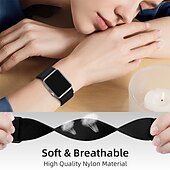 お買い得  Apple Watch Bands-3パック Solo Loop と互換性があります Apple Watch ウォッチバンド 38mm 40mm 41mm 42mm 44mm 45mm 49mm 弾性ある メタルクラスプ 伸縮性 ナイロン 交換用時計バンド のために iwatch Ultra 2 Series 9 8 7 SE 6 5 4 3 2 1