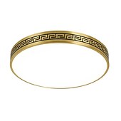 economico Lampade e ventilatori da soffitto-Plafoniere design cerchio 40cm rame ottone moderne 220-240v