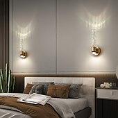 cheap Indoor Wall Lights-Crystal LED Nordic Style Indoor Wall Lights Living Room Metal Wall Light 220-240V