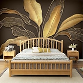 abordables Papiers peints-Fonds d'écran cool belle nature papier peint mural autocollant mural auto-adhésif éblouissant doré pvc/vinyle adapté au salon chambre restaurant hôtel décoration murale art décor à la maison