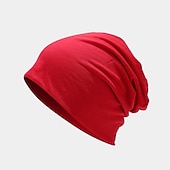 levne Pánské klobouky-Pánské Vše Čepice Beanie Černá Jako na obrázku Pletený Plná / Jednobarevná Běžné nošení