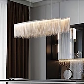 cheap Island Lights-100 cm Multi-shade Bulb Included Chandelier Gold Pendant Light Metal Island Oil-rubbed Bronze Chic &amp; Modern Luxury Firework 110-120V 220-240V