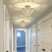 preiswerte Kronleuchter-28 cm Insel Design Deckenleuchten Metall galvanisch lackiert modern 220-240V