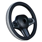 economico Copristerzo per auto-1 pc Pelle Coprivolante Traspirante Vestibilità universale Per 15&quot;~15&quot;1/2