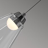 cheap Pendant Lights-160/136 cm Geometric Shapes Pendant Light Aluminum Formal Style Modern Style Classic Artistic Modern 220-240V