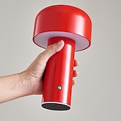 billige Bordlamper-bordlampe bærbar italiensk sopp trådløs touch oppladbar nattlampe usb bordlampe skrivebordsdekorasjon soverom nattlampe