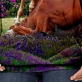 preiswerte Mädchen 3D Tiere-Mädchen 3D Tier Pferd Kapuzenshirt Langarm 3D-Druck Herbst Winter Modisch Strassenmode bezaubernd kinderkleidung 3-13 Jahre Outdoor Täglich Innen Regular Fit