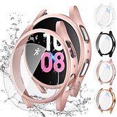 お買い得  スマートウォッチ用ケース-【4+4パック】 スクリーンプロテクター付き時計ケース と互換性があります Samsung Galaxy Watch 5 40mm / Watch 5 44mm / ウォッチ440mm / 時計444mm 傷つきにくい 頑丈 バンパーフルカバー 強化ガラス / ハードPC 腕時計 カバー