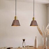 billige Pendellys-20cm pendel lanterne design pendel lys kobber messing moderne 220-240v