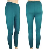 ieftine Jambiere simple-colanți de modă pentru femei jambiere pantaloni de lungime întreagă ocazional weekend elastic elastic simplu control burtă ridicare subțire trandafir rosu 2xl