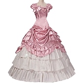 cheap Dresses-Rococo Victorian Ball Gown Party Costume Masquerade Prom Dress Bridal Women&#039;s Masquerade Carnival Wedding Party Adults&#039; Dress