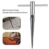 economico set di punte da trapano-alesatore conico 3-13 mm &amp;Alesatore manuale per metallo da 5-16 mm per sbavare allargare alesatore portatile per foro perno per strumenti di perforazione in plastica per legno metallo