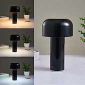 billige Bordlamper-bordlampe bærbar italiensk sopp trådløs touch oppladbar nattlampe usb bordlampe skrivebordsdekorasjon soverom nattlampe