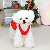 billiga julklappar till husdjur-Hund Katt Klänningar Julklappar till husdjur Prinsessa söt stil Ljuv Vinter Mjuk Bekväm Jul Nyår Jul Vardag Ledigt / vardag Hes Labrador alaskan malamute golden retriever Dalmatiner