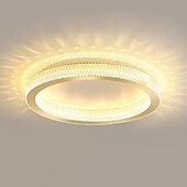 billiga Plafonder-50 cm cirkeldesign taklampor metallmålade ytskikt moderna 220-240v