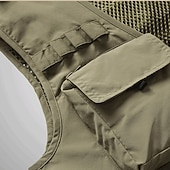 abordables Gilet de Pêche pour Homme-Homme Gilet Gilet de pêche Gilet de Randonnée Gilet sans manches Veste sans manches Extérieur Plein Air Vacances Usage quotidien Vêtement de rue Chic et moderne Eté Printemps Poche Polyester