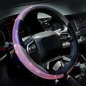 economico Copristerzo per auto-1 pc Pelle Coprivolante Traspirante Vestibilità universale Per 15&quot;~15&quot;1/2