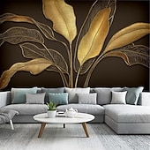 abordables Papiers peints-Fonds d'écran cool belle nature papier peint mural autocollant mural auto-adhésif éblouissant doré pvc/vinyle adapté au salon chambre restaurant hôtel décoration murale art décor à la maison