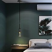 economico Luci a sospensione-7 cm Design a Lanterna Luci Pendenti Rame Bicchiere Ottone Moderno 110-120V 220-240V