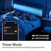 abordables Plafonniers à intensité variable-plafonnier intelligent 12 pouces 30w rvb changement de couleur bluetooth contrôle de l&#039;application wifi 2700k-6500k dimmable synchronisation avec la musique compatible avec alexa google home