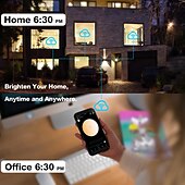 お買い得  シーリングライト調光可能タイプ-スマート LED シーリング ランプ 12 インチ 28 w フロント ウォーム ホワイト ライトとバック rgb 色を変更する組み込みベッドルーム ランプ アプリと音声制御タイミング Alexa google ホーム ac100-240v と互換性があります。