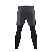 abordables Pantalons de Course &amp; Collants-Homme Pantalon de compression Collant Short Cordon 2 en 1 Sous Vêtement Athlétique Athleisure Spandex Respirable Séchage rapide Evacuation de l&#039;humidité Aptitude Exercice Physique Fonctionnement