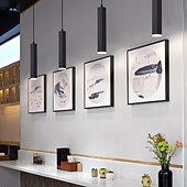 voordelige Hanglampen-30cm enkele design hanglamp metaal geverfde afwerkingen led modern 220-240v