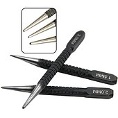 economico set di punte da trapano-1/3 pz antiscivolo centro punch set 1.5/2/3mm in lega di acciaio punzone centrale generale auto punch marcatura strumento di perforazione per metallo legno