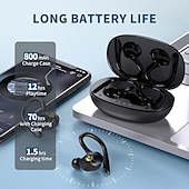 baratos Auscultadores TWS True Wireless-YYK580 Fone de ouvido sem fio True TWS Gancho para Orelha Bluetooth 5.2 Estéreo Detecção automática de ouvido IPX6 à prova d&#039;água para Apple Samsung Huawei Xiaomi MI Ginástica Treino de Ginástica